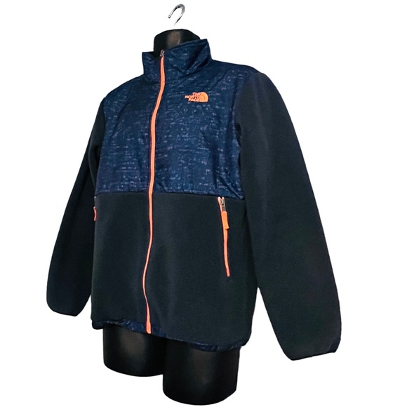 The North Face Coat ~ Blue ~ Size Youth XL 18/20 ~ 1/2 Fleece ~ Full Zip - Picture 4 of 9
